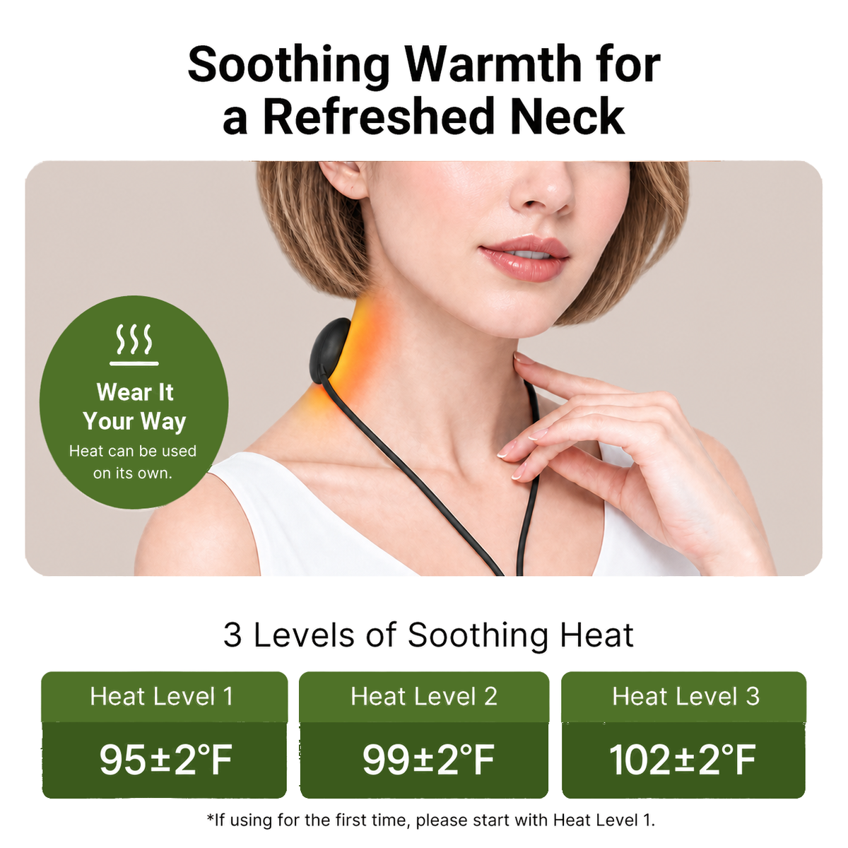 Ayoshi Vidaloop™ Heated Neck Reliever