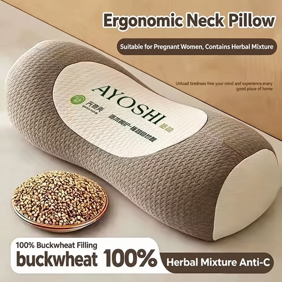 Neck Relief Buckwheat Pillow
